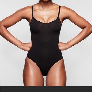 SKIMS Sculpting Brief Onyx Black Bodysuit